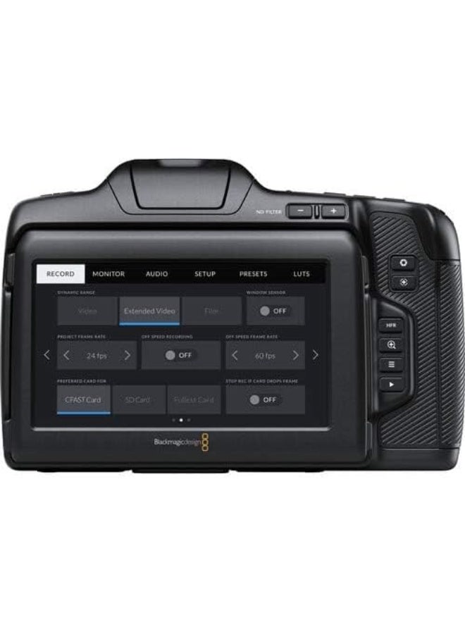 Blackmagic Design Pocket Cinema Camera 6K Pro Super 6K Digital Film Camera with HDR, EF Lens Mount, 5-Inch Touchscreen, ND Filters, Built-In Viewfinder, Professional Video Recording - Image 5